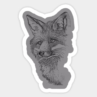 FOX OUTLINE Sticker